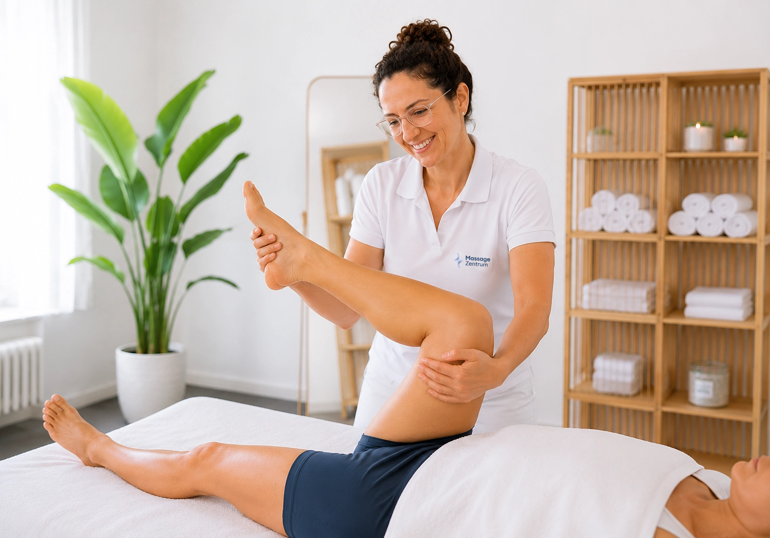 Behandlung zur Verbesserung der Beweglichkeit im Massage Zentrum Gebenstorf