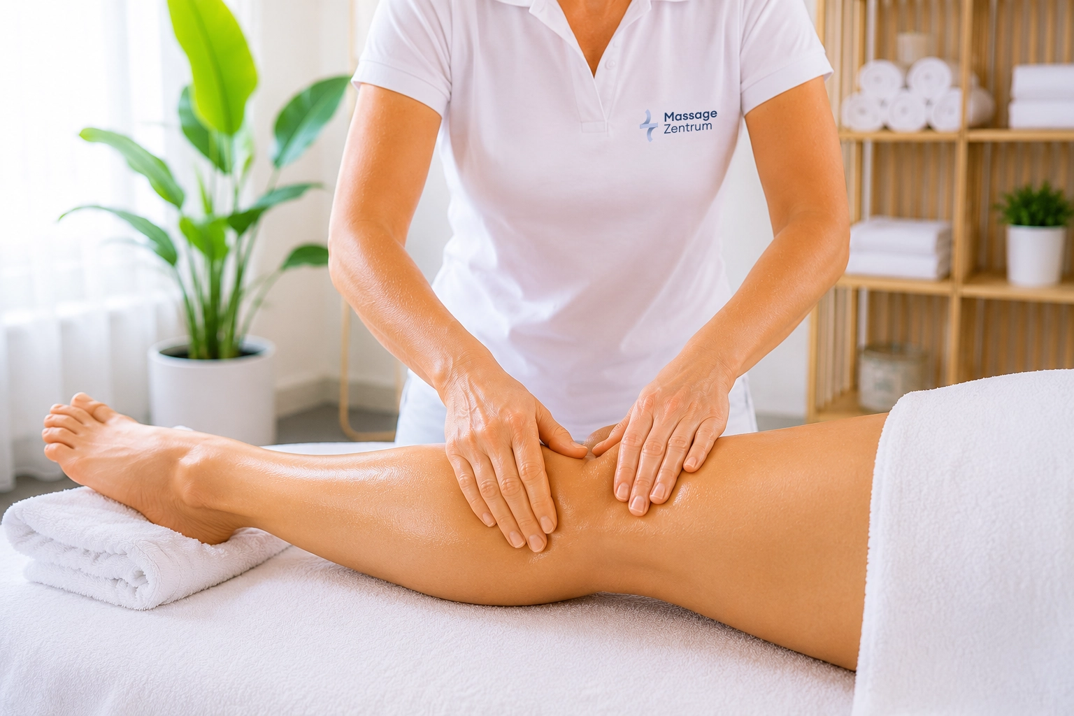 Sanfte Entstauung bei geschwollenem Gewebe im Massage Zentrum Gebenstorf